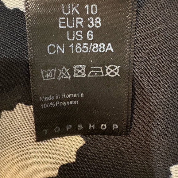 Black Sheer Polka Dot Flowy Long Sleeve Blouse, button front ruffle placket - Picture 6 of 9